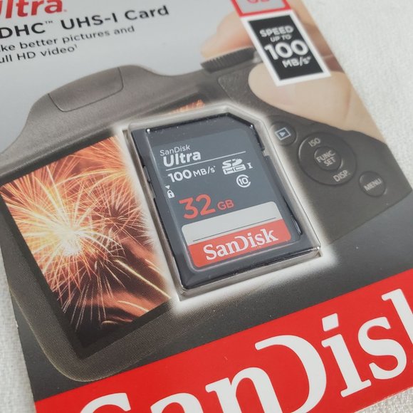 SanDisk Ultra Plus SDHC UHS-I Card - 32GB / 100MB/s - Picture 3 of 3